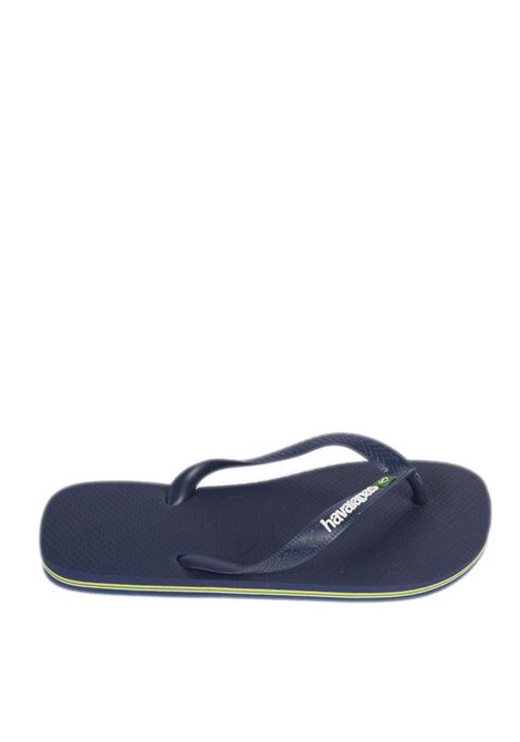 blue brasil logo sandal HAVAIANAS | 4110850BRASIL LOGO-0555